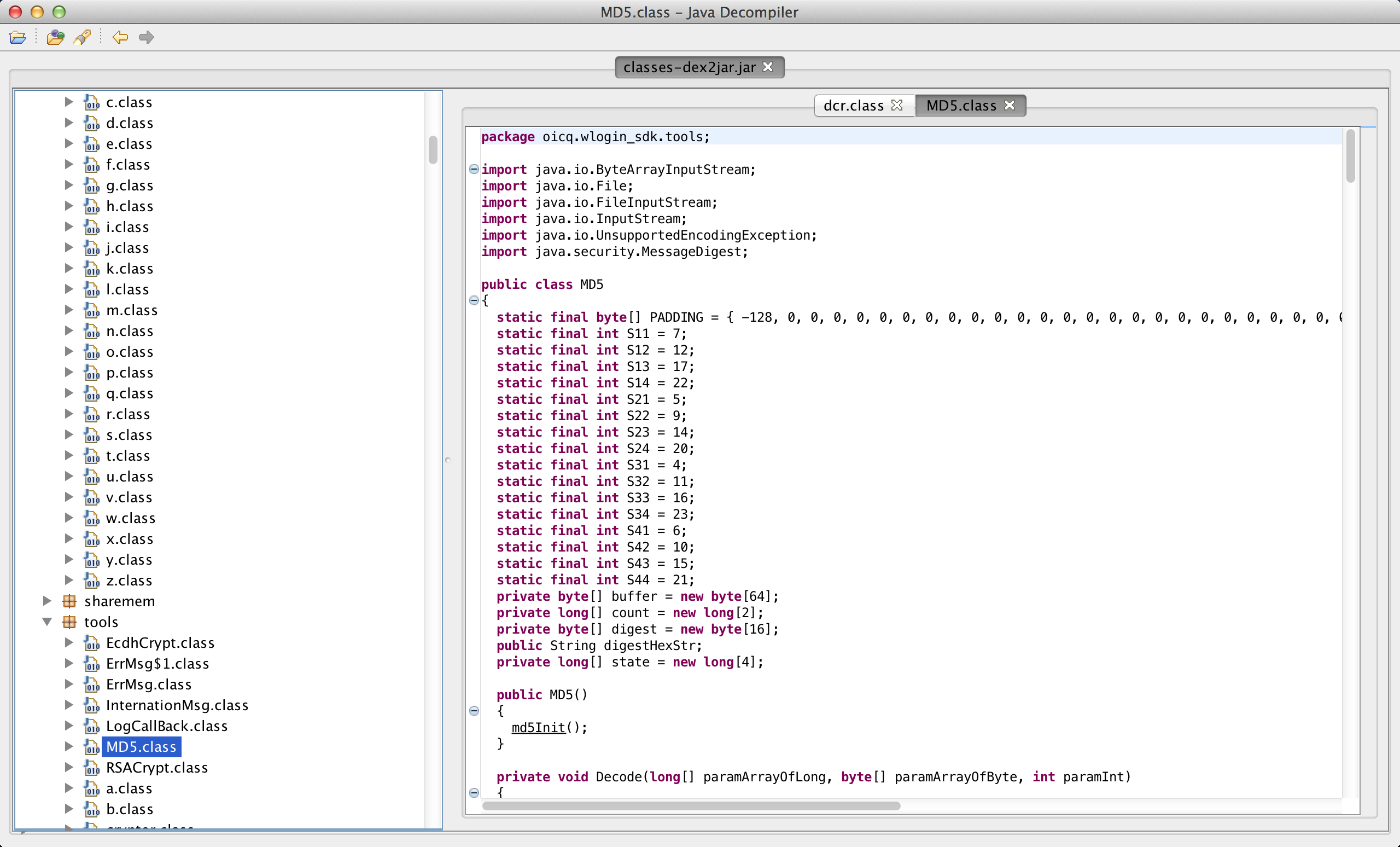 使用 jd-gui 查看 Java 源码